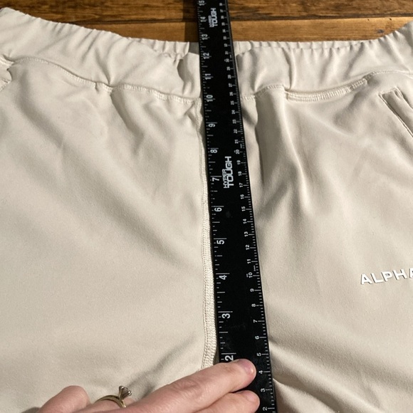 Alphalete Tan Joggers Learn More Dream More Be More - Picture 10 of 11
